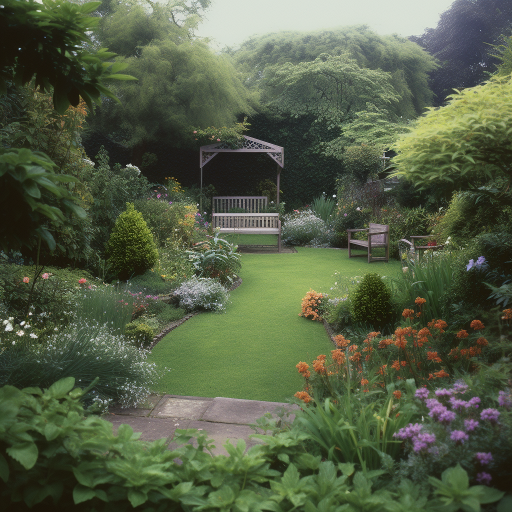 an image of a beautiful garden